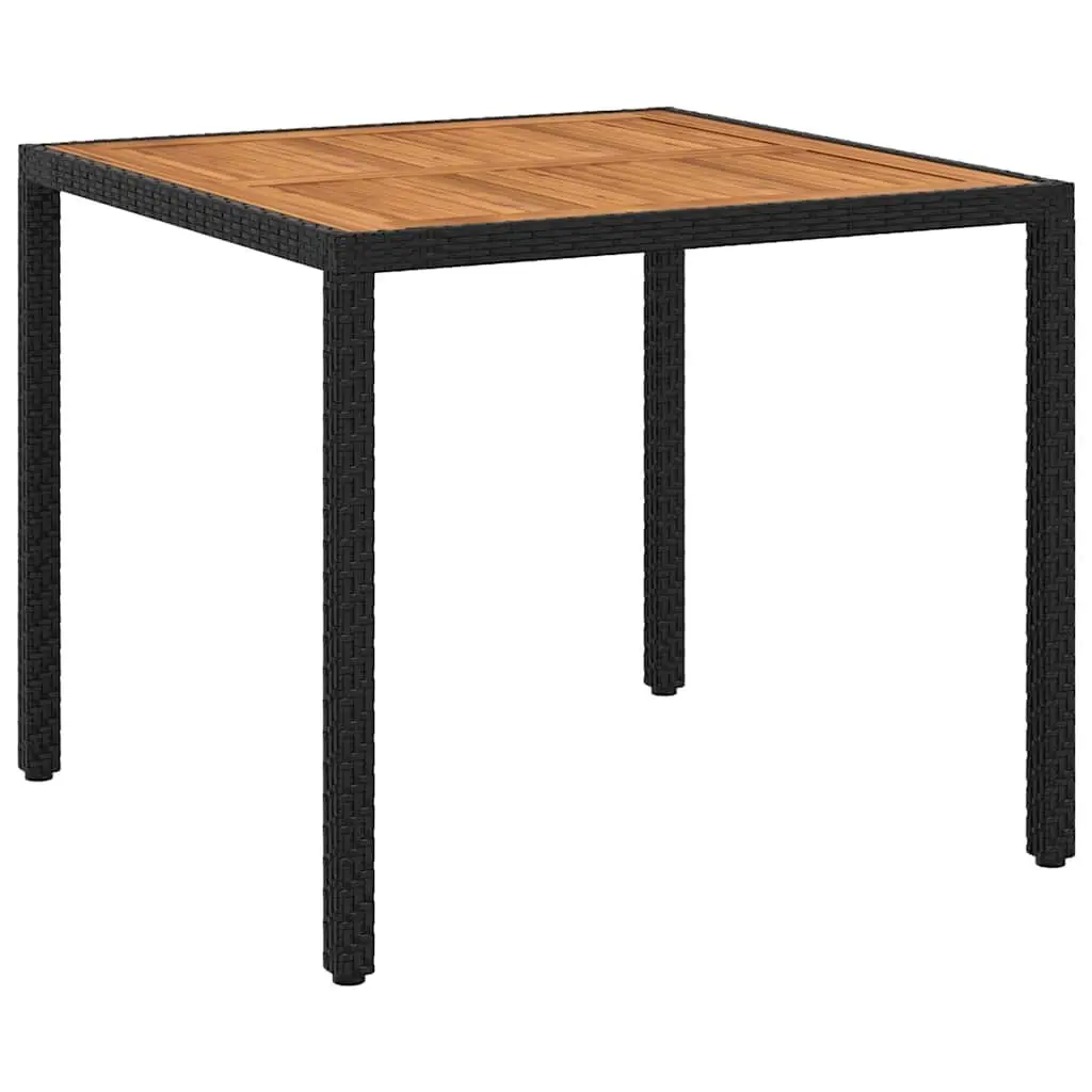 Garden Table 90x90x75cm with Durable Materials