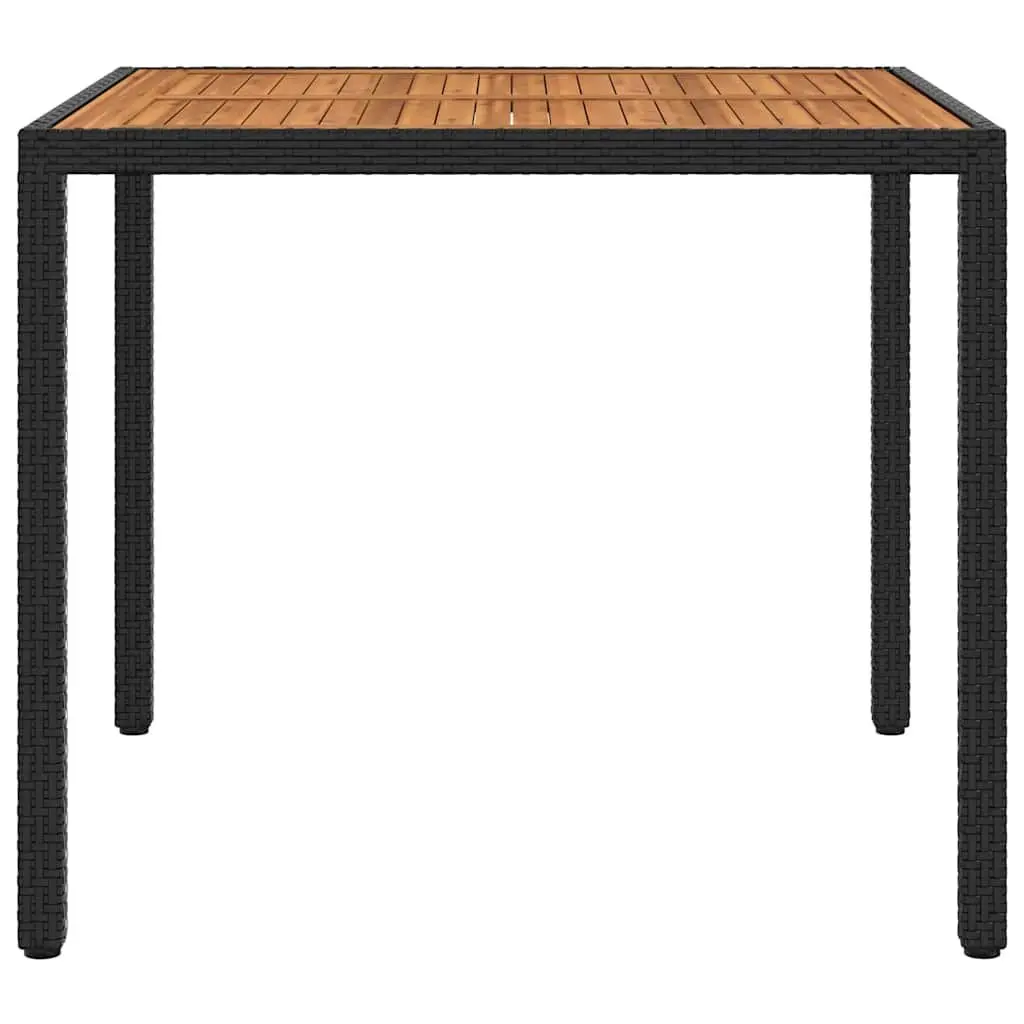 Garden Table 90x90x75cm with Durable Materials