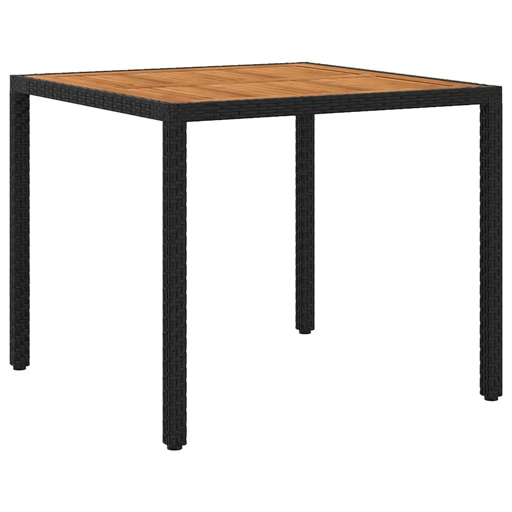 Garden Table 90x90x75cm with Durable Materials