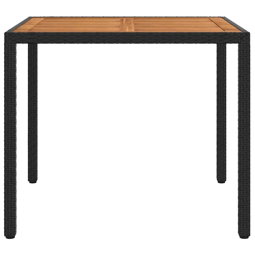 Garden Table 90x90x75cm with Durable Materials