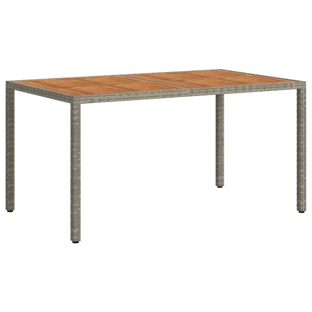 Garden Table 150x90x75cm Grey