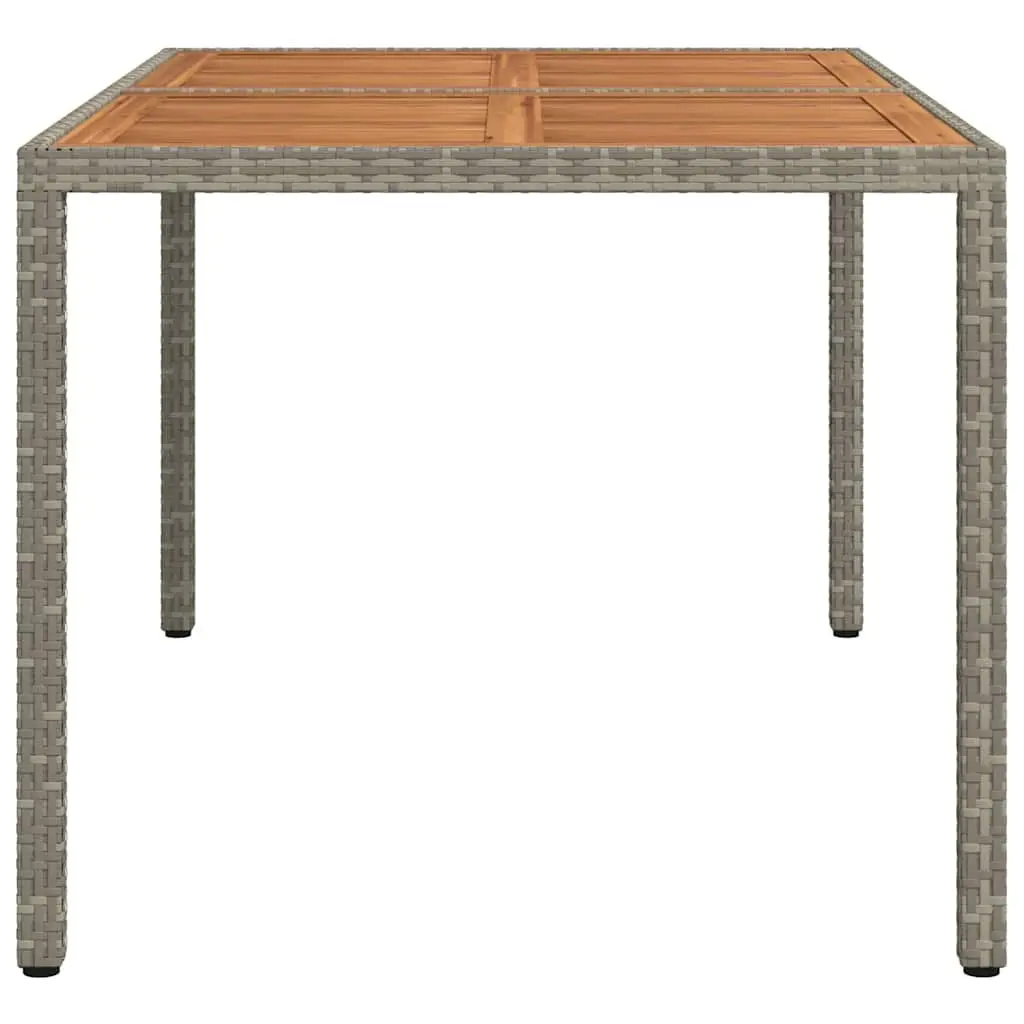 Garden Table 150x90x75cm Grey