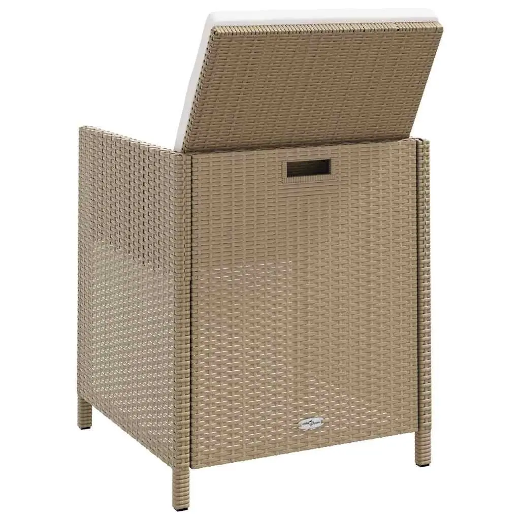 4-Piece Outdoor Chair Set with Cushions
