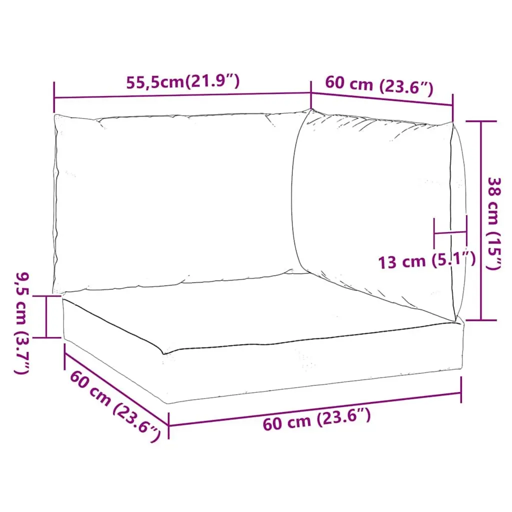 4-Piece Outdoor Chair Set with Cushions