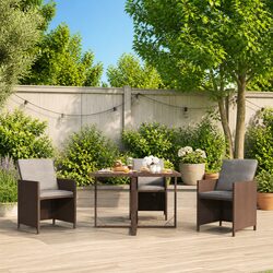 Brown Garden Table: Durable and Easy to Maintain