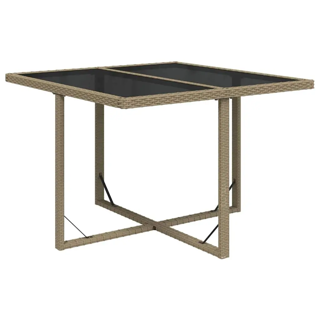 Garden Table 109x107x74cm Beige