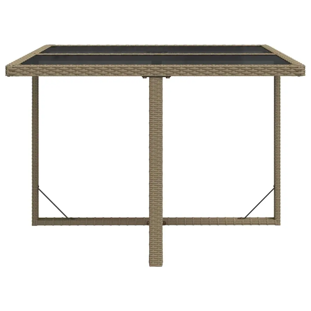 Garden Table 109x107x74cm Beige