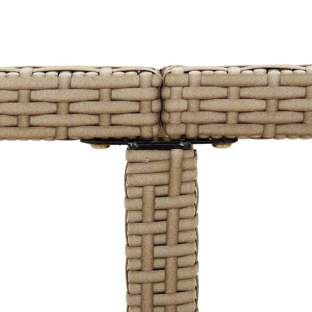 Garden Table 109x107x74cm Beige