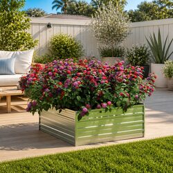 Raised Garden Bed Planter 100x100x45 cm, Confident Choice