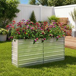 Galvanized Steel Raised Garden Bed