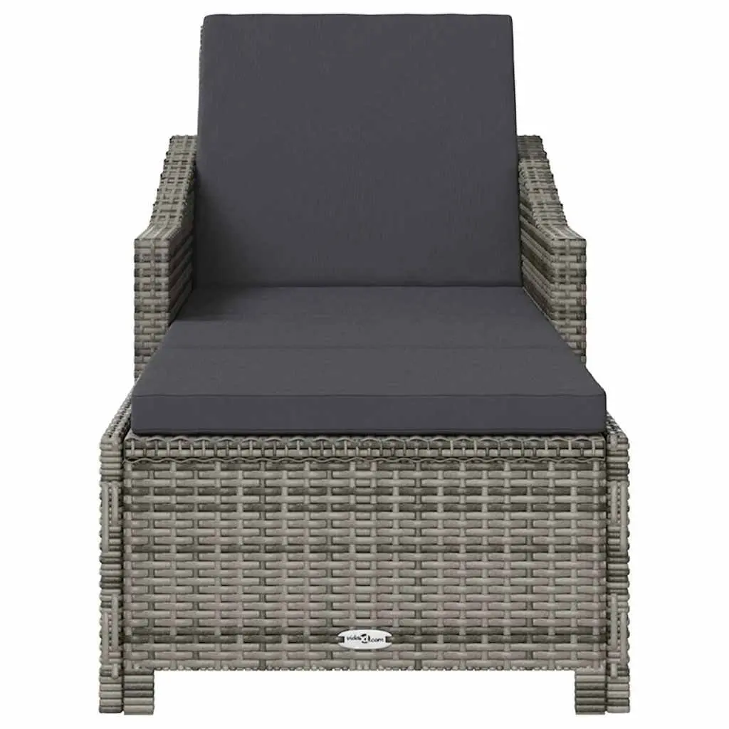 Grey Sun Lounger