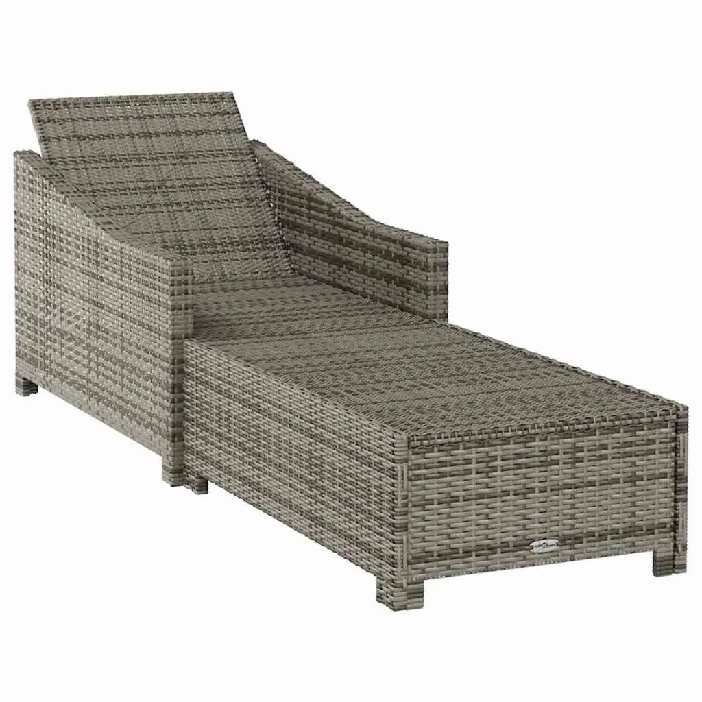 Grey Sun Lounger
