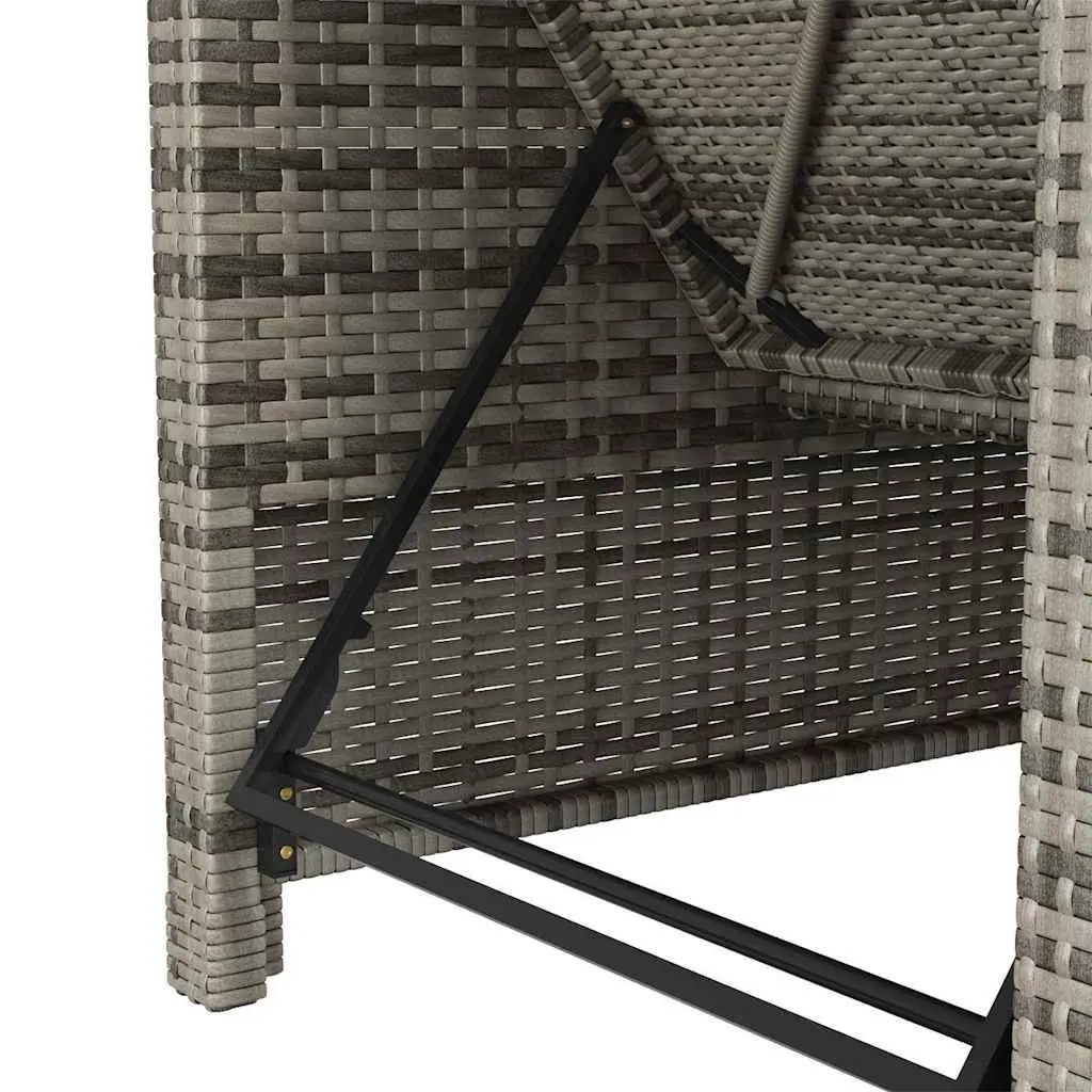 Grey Sun Lounger