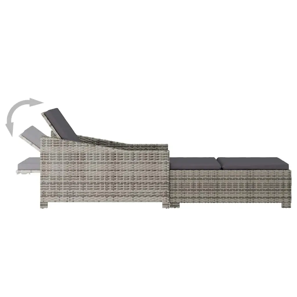 Grey Sun Lounger