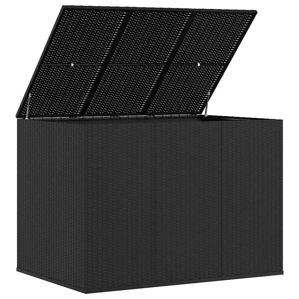 Garden Cushion Storage Box Outdoor Patio Furniture PE Rattan Weather Resistant