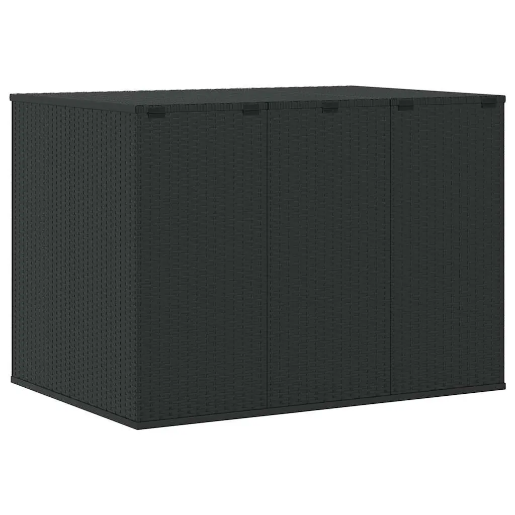 Garden Cushion Storage Box Outdoor Patio Furniture PE Rattan Weather Resistant