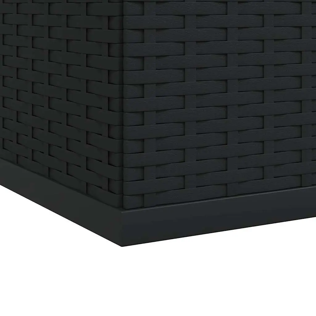 Garden Cushion Storage Box Outdoor Patio Furniture PE Rattan Weather Resistant