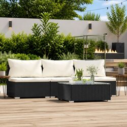4-Piece Garden Lounge Set for Relaxation
