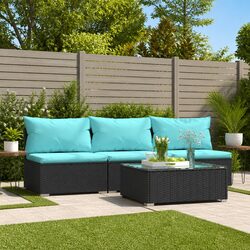 Compact and Durable 4-Piece Outdoor Lounge Set