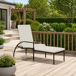 Sun Lounger with Adjustable Backrest and Footrest, Perfect for You