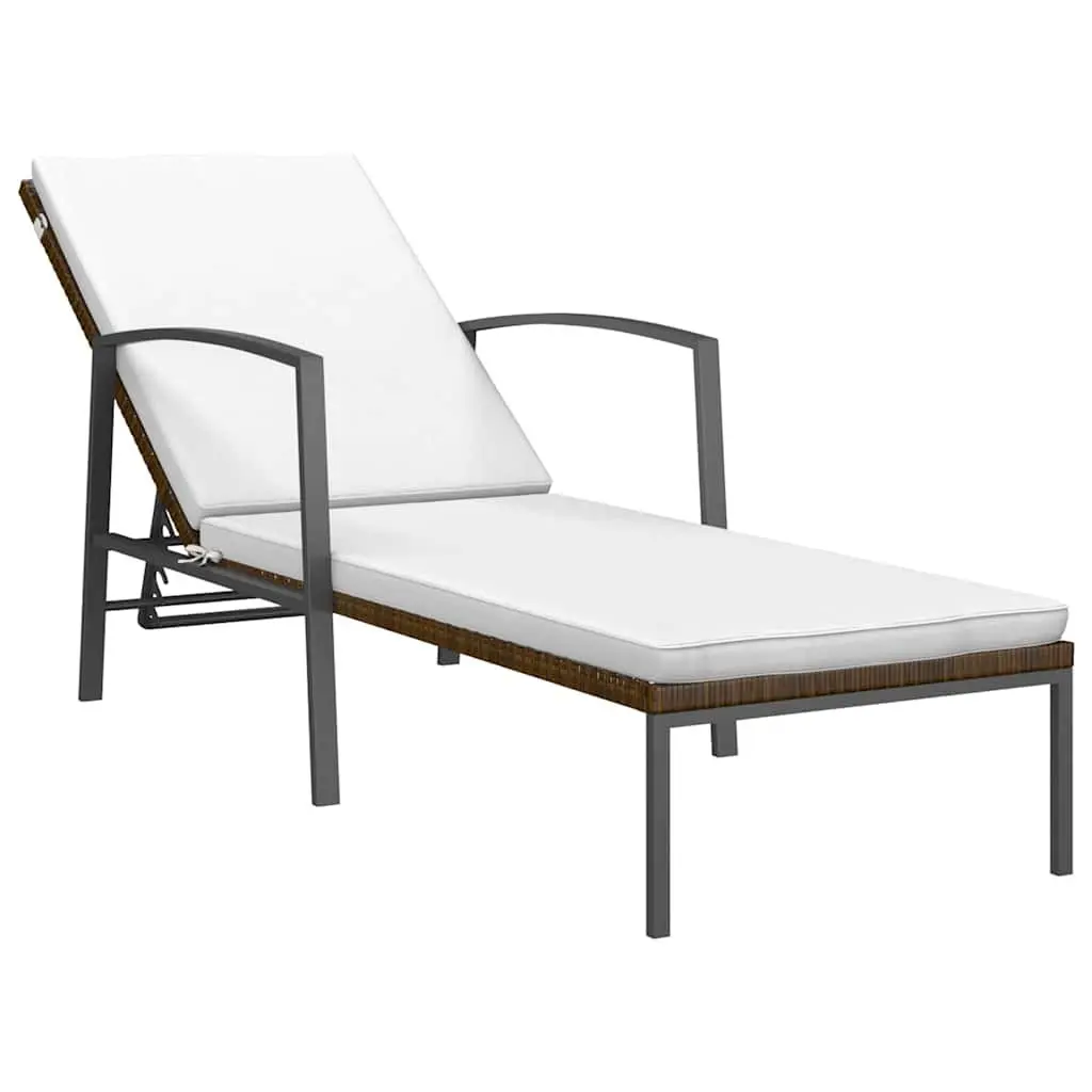 Outdoor Lounger with Easy Adjustable Backrest