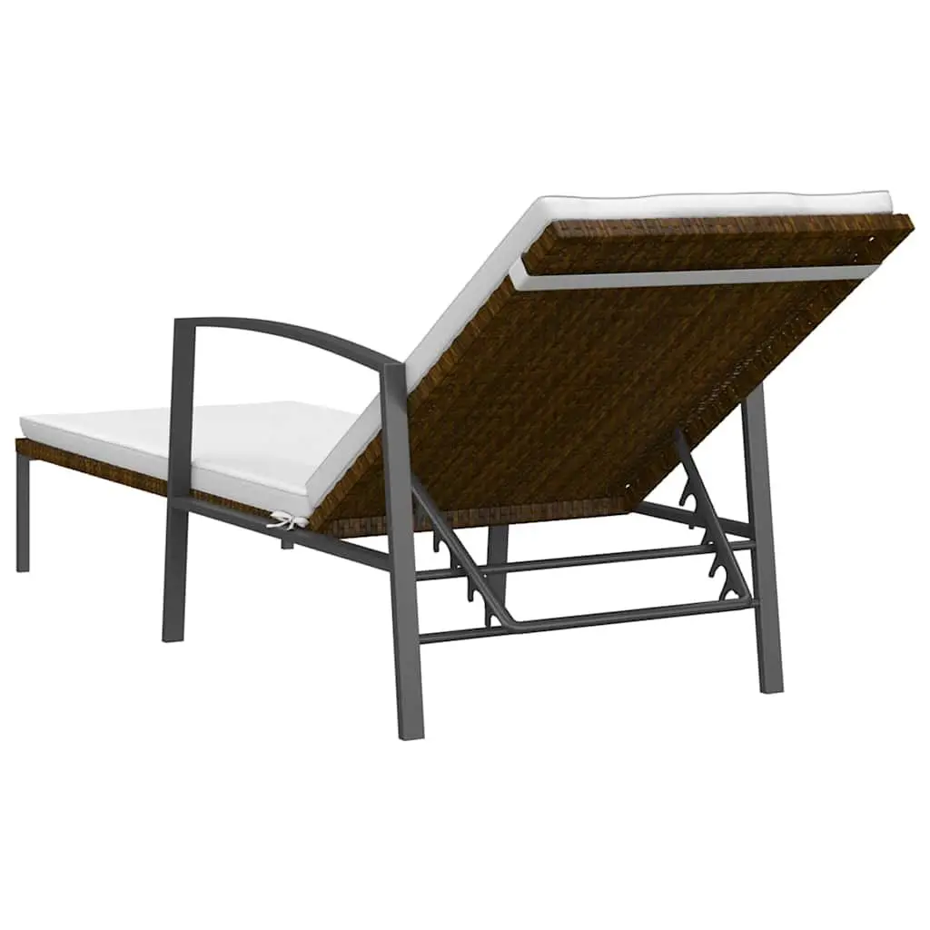 Outdoor Lounger with Easy Adjustable Backrest