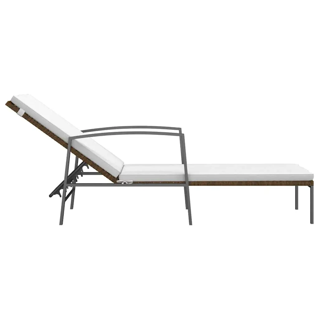 Outdoor Lounger with Easy Adjustable Backrest