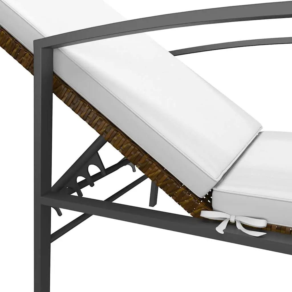 Outdoor Lounger with Easy Adjustable Backrest