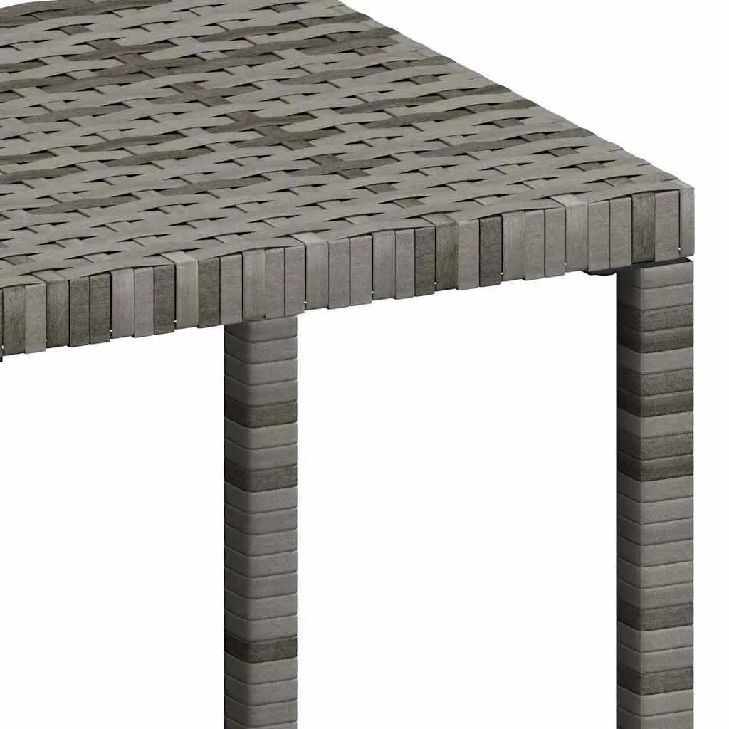 Sun Lounger with Side Table 2 Piece Set Outdoor Patio Garden Lounge Chair