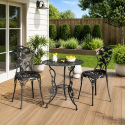3 Piece Bistro Set for Outdoor Dining