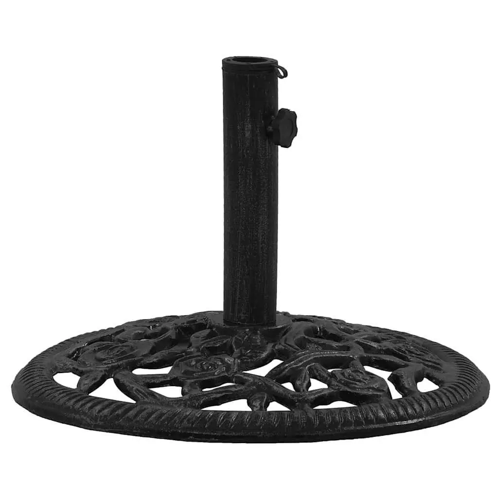 Umbrella Base Black Heavy Duty Cast Iron Outdoor Garden Patio Stand Stable