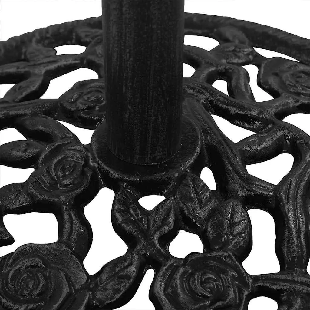 Umbrella Base Black Heavy Duty Cast Iron Outdoor Garden Patio Stand Stable