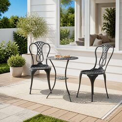 Compact Bistro Set for Outdoor Enjoyment