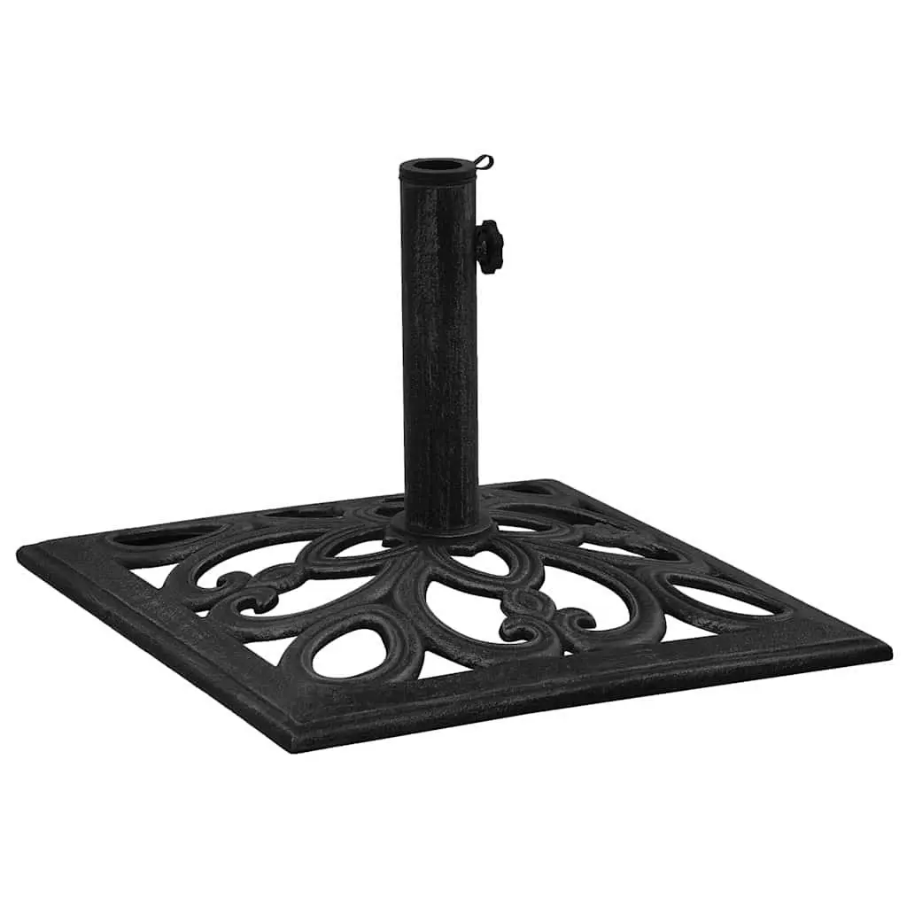 Umbrella Base Cast Iron Black Heavy Duty Outdoor Garden Patio Stand