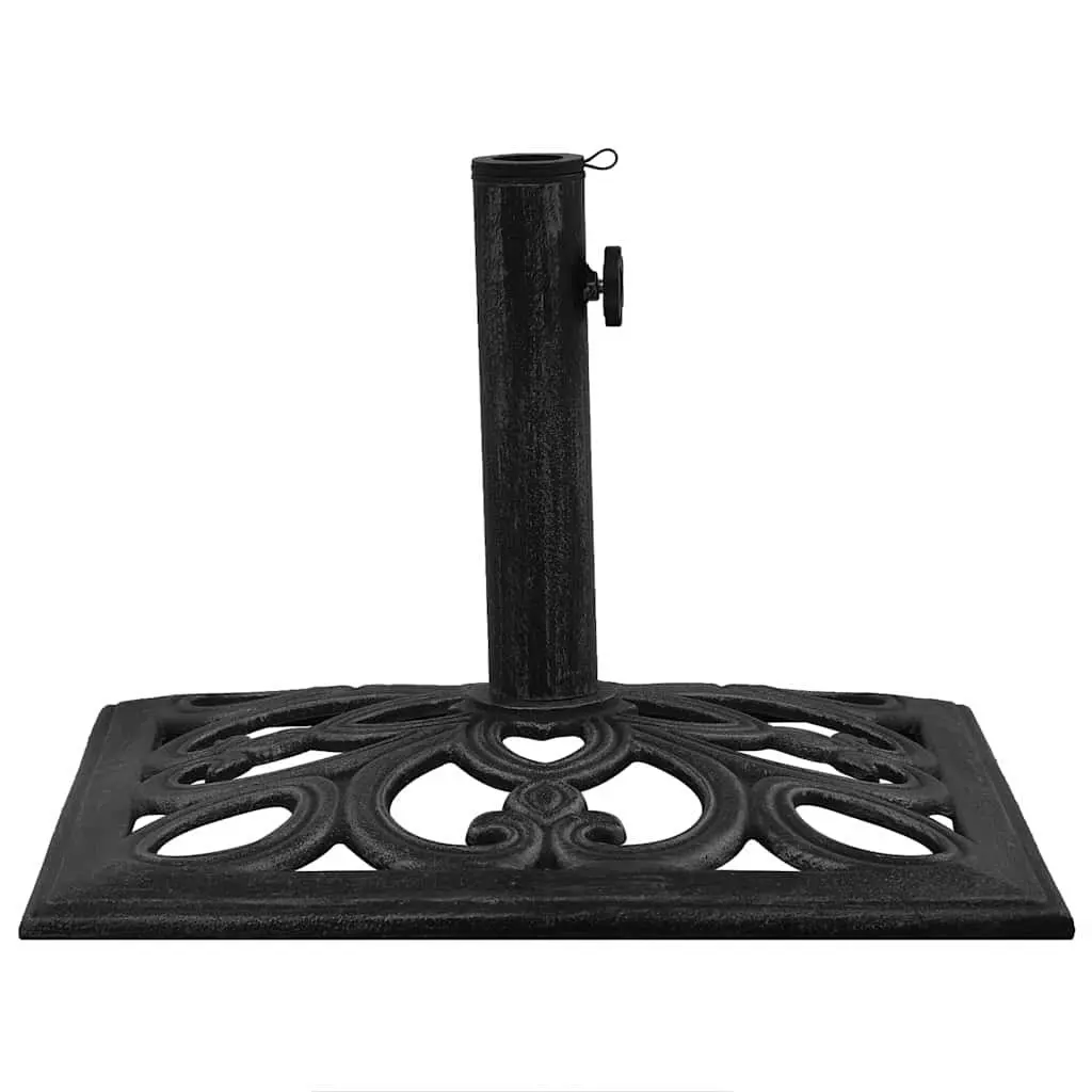 Umbrella Base Cast Iron Black Heavy Duty Outdoor Garden Patio Stand