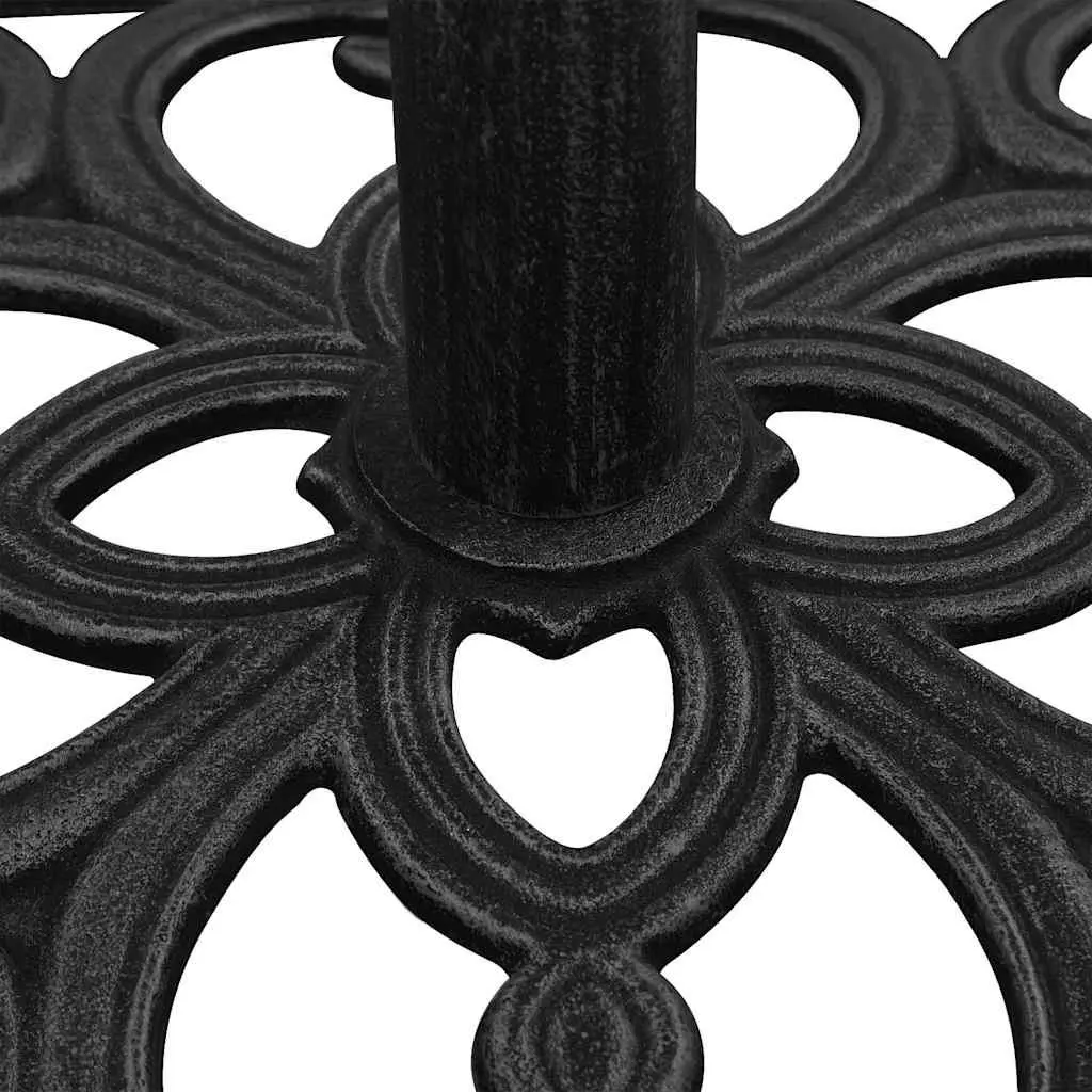 Umbrella Base Cast Iron Black Heavy Duty Outdoor Garden Patio Stand