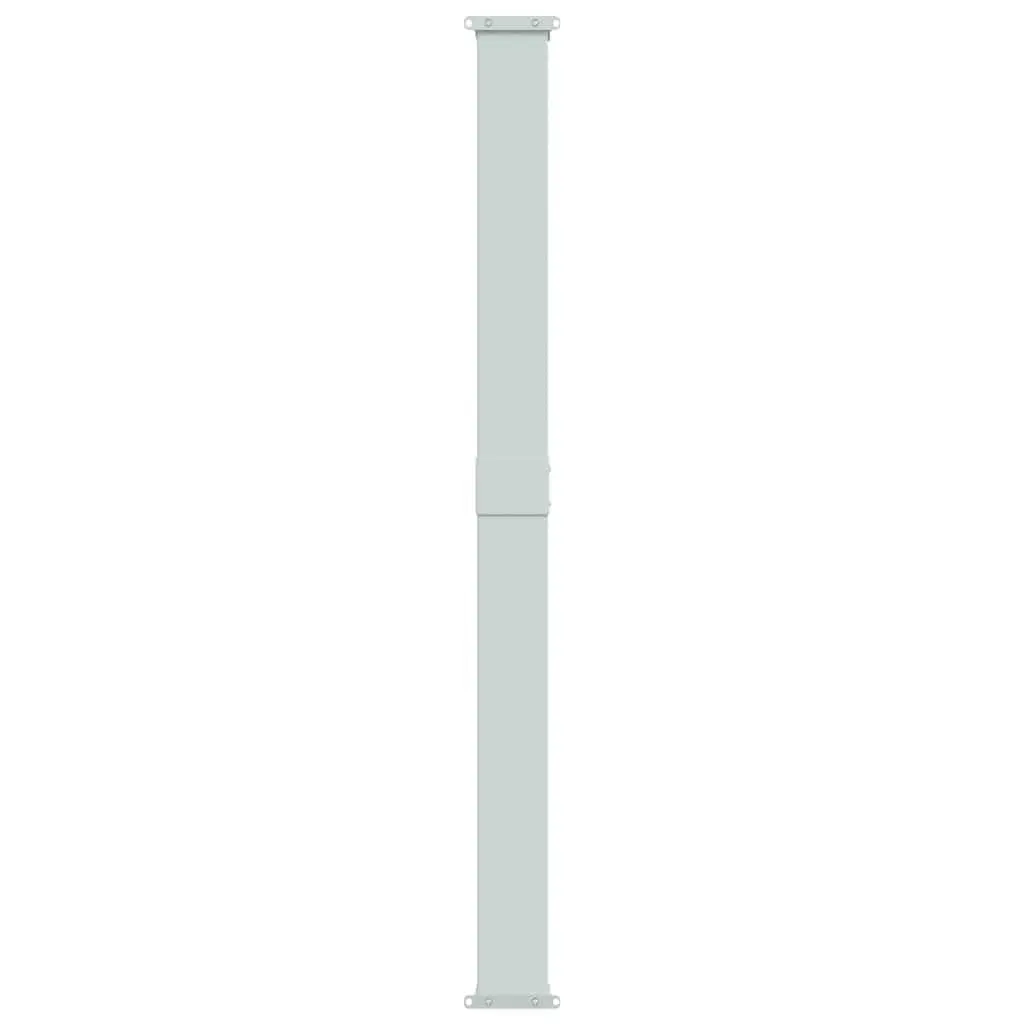 Retractable Side Awning Cream 180cm x 600cm Outdoor Garden Shade Screen for Privacy and Wind Protection