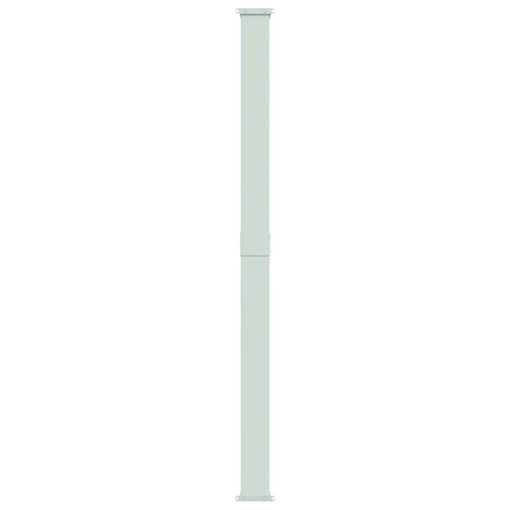 Retractable Awning Grey 220x600cm Outdoor Screen Privacy Protection for Patios and Balconies