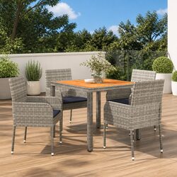 Compact and Sturdy 5 Piece Garden Dining Set