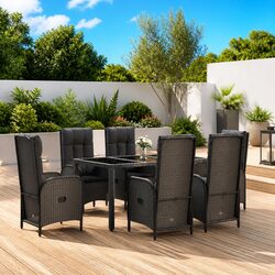 Compact and Stylish 7-Piece Outdoor Dining Set
