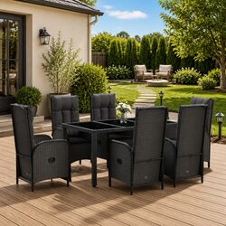 7 Piece Garden Dining Set: Elegance and Durability