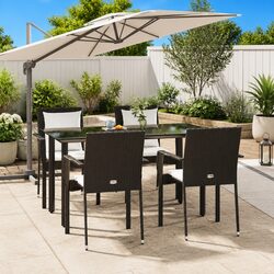 Compact and Stylish 5 Piece Garden Dining Set