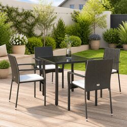 5 Piece Garden Dining Set: Stylish and Practical