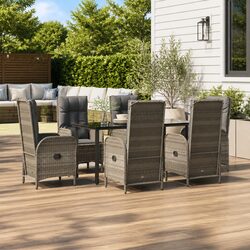 7 Piece Outdoor Dining Set: Sleek and Stylish