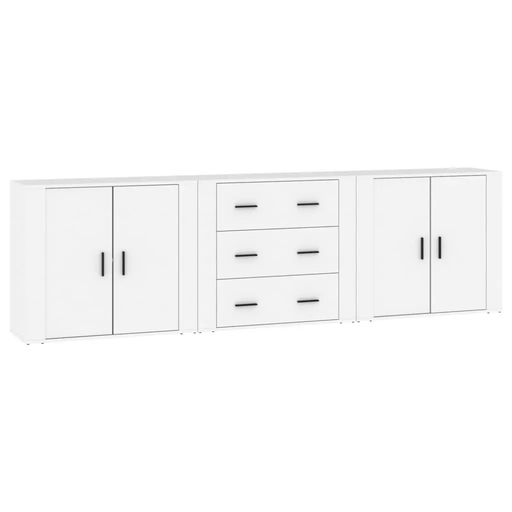 White Sideboards with Ample Storage Space