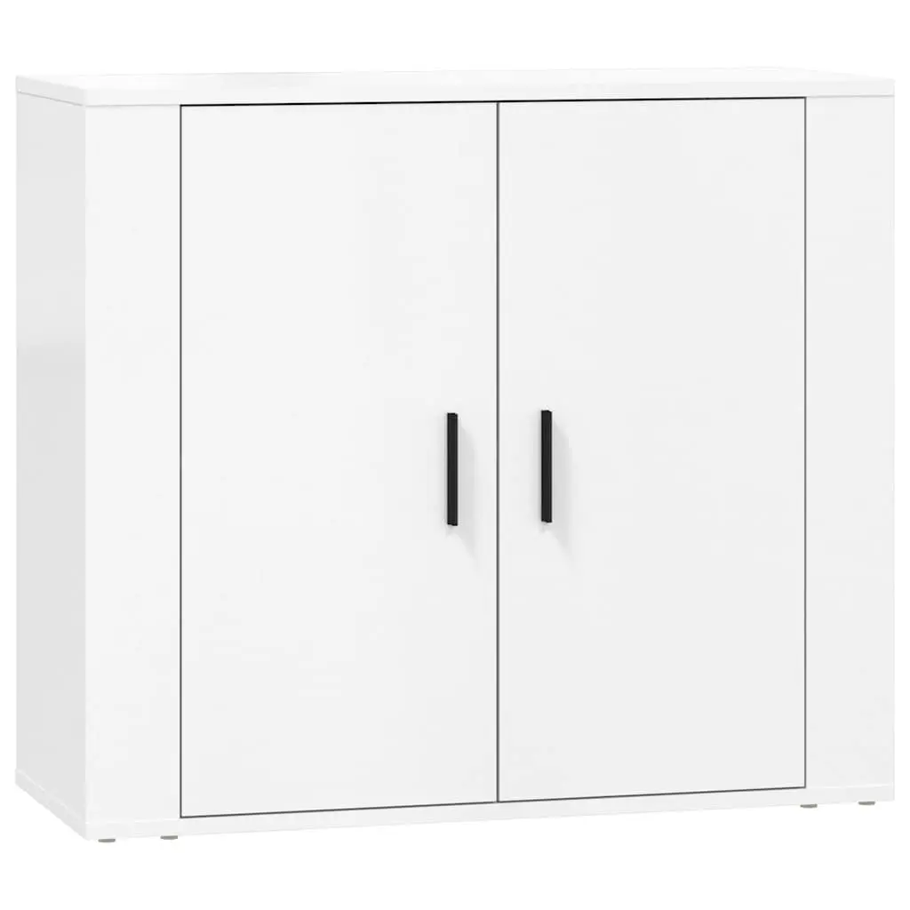 White Engineered Wood Sideboard