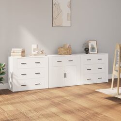 White Sideboards Set of 3 for Your Home