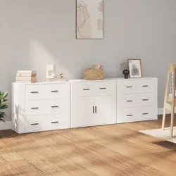 White Sideboards Set of 3 for Your Home