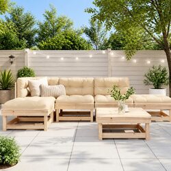 Compact Outdoor Lounge Set with Cushioned Comfort