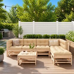 Concise and Confident 7 Piece Lounge Set